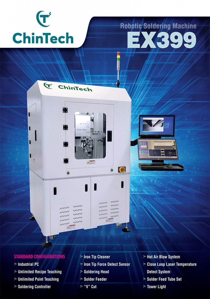 ChinTech_EX399 ChinTech EX399 Robotic Process AutomationSoldering Machine